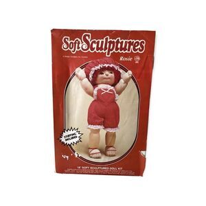 Vintage Soft Sculptures Rosie DIY Stuffed Plush Doll Kit